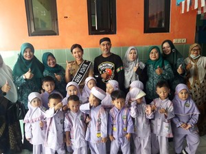 Perjuangan Bripka Amin Bangun Sekolah Gratis untuk Anak Yatim di Surabaya