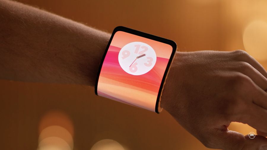 Motorola bending phone. (Tangkapan Layar lenovo)