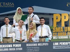 Beasiswa SMAU CT Arsa Foundation Dibuka, Ini Syarat hingga Cara Daftarnya