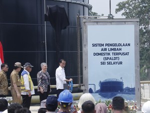 SPALDT Senilai Rp 1,3 T di Palembang Diresmikan, Pertama di Indonesia