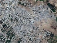 Potret Terkini Gaza Melalui Satelit, Seperti Kota Mati