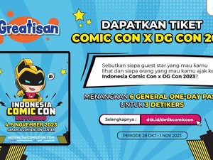 Merapat! detikcom Kasih 6 Tiket Gratis Indonesia Comic Con x DG Con 2023