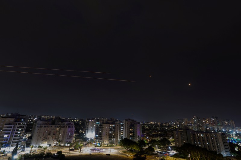 ISRAEL-PALESTINIANS/ A view of explosion in Gaza, seen from Sderot in southern Israel, October 27, 2023. REUTERS/Violeta Santos Moura
