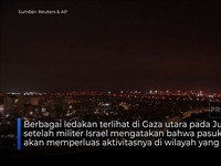 Pengeboman Besar-besaran Israel, Bom dan Roket Hantam Gaza