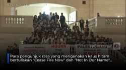 Video: Unjuk Rasa New York Tuntut Gencatan Senjata di Gaza