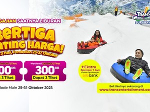 Promo Gajian Trans Snow World Surabaya, Bertiga Lebih Hemat Lho!