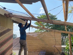 22 Rumah di Puncak Bogor Rusak Diterjang Angin Kencang
