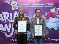 Gelar Nobar Film Kejarlah Janji, KPU Raih Rekor MURI