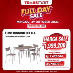 Gas Poll! Transmart Jual Meja Makan Cuma Rp 1 Jutaan Hari Ini