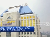Video: Tumbuh 27,4%, Bank Mandiri Cetak Laba Rp39,1 Triliun