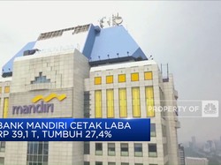 Video: Tumbuh 27,4%, Bank Mandiri Cetak Laba Rp39,1 Triliun
