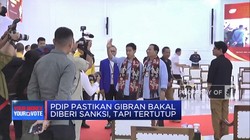 Video: PDIP Pastikan Gibran Bakal Diberi Sanksi Tertutup