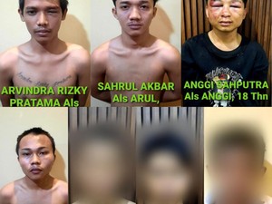 Polisi di Jambi Dibacok Kelompok Geng Motor, 7 Pelaku Diringkus