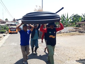 Pipa Air Bersih Sepanjang 25 Km di Boyolali Rusak Akibat Kebakaran Merbabu