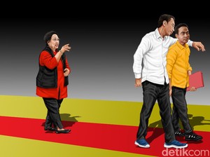 Beda Respons Jokowi, Gibran, Kaesang soal Megawati Sindir Penguasa Seperti Orba