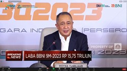 Video: Laba BBNI 9M-2023 Tembus Rp15,75 Triliun, Naik 15%
