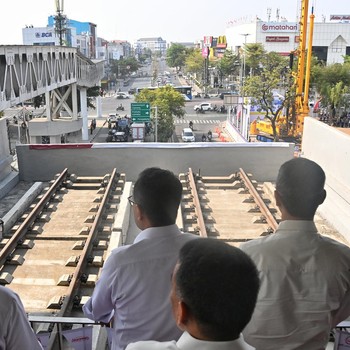 Penampakan LRT Jakarta Bakal Nyambung ke Manggarai di 2026
