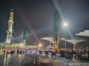 Payung Elektrik Masjid An Nur Pekanbaru Tak Terbuka, Ini Kata Dinas PU Riau