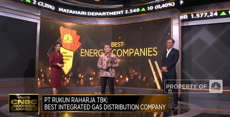 PT Rukun Raharja Tbk (RAJA) meraih penghargaan 