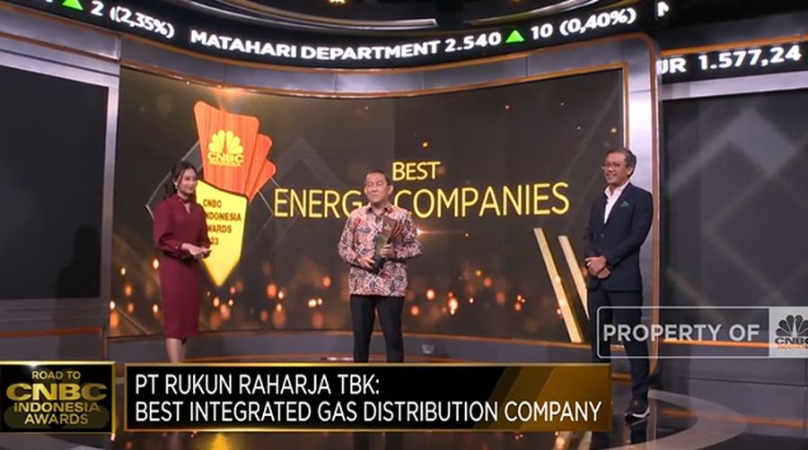 PT Rukun Raharja Tbk (RAJA) meraih penghargaan 