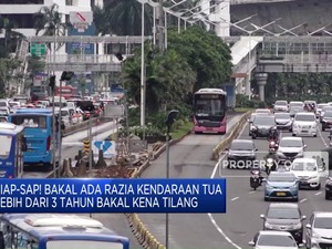 Razia Kendaraan Tua Lebih Dari 3 Tahun Bakal Kena Tilang
