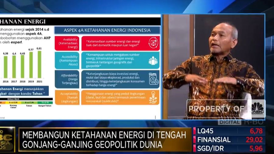 Road to CNBC Indonesia Awards , Membangun Ketahanan Energi di Tengah Gonjang Ganjing Geopolitik Dunia