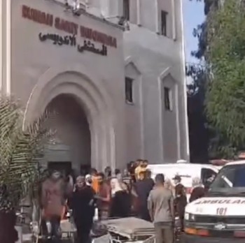 Potret Panik Pasien RS Indonesia Gaza Diserang Bom Israel