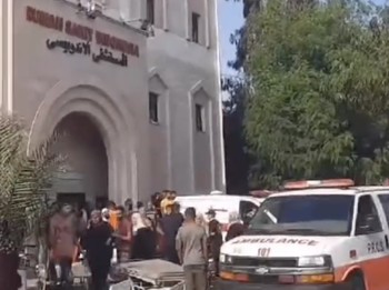 Potret Panik Pasien RS Indonesia Gaza Diserang Bom Israel