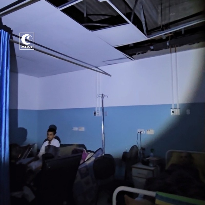 Rumah Sakit Indonesia di Gaza menjadi sasaran target serangan udara militer Israel. Rumah Sakit Indonesia di Gaza menjadi sasaran target serangan udara militer Israel. (Tangkapan Video Instagram @mercindonesia)