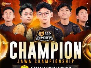 SMAN 1 Cicalengka Juara RRQ Mabar Esports Tournament Region Jawa