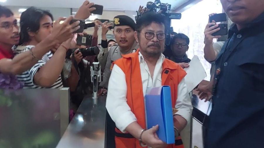 SYL Usai Diperiksa 5 Jam di Bareskrim Polri. (Dok. Detikcom/Rumondang)