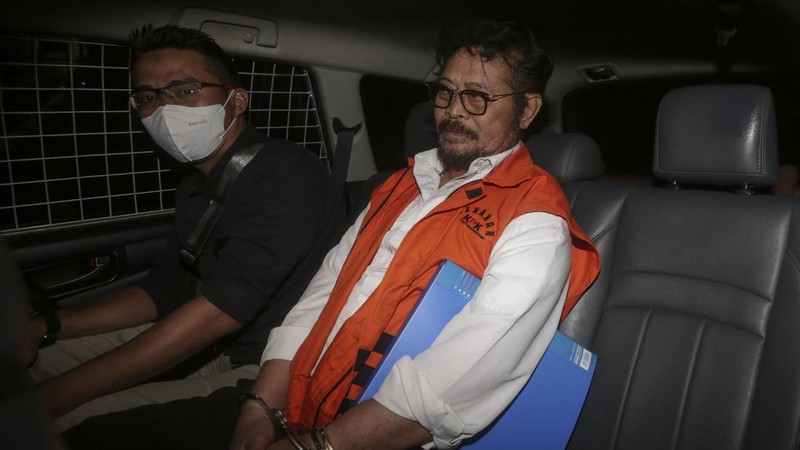 SYL Usai Diperiksa 5 Jam di Bareskrim Polri. (Dok. Detikcom/Rifkianto Nugroho)