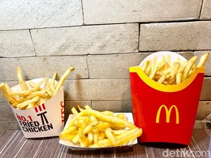 Adu Rasa Tiga Kentang Goreng Fast Food Mana yang Paling Enak?
