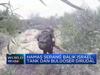 Video: Hamas Serang Balik Israel, Tank & Buldoser Dirudal
