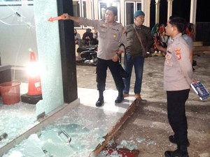 Kantor Desa Payungsari Ciamis Dirusak Orang Tak Dikenal