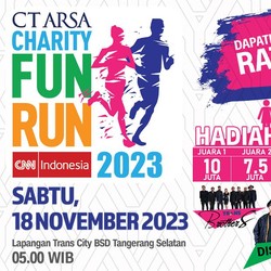 Yuk Ikuti CT ARSA Charity Fun Run 2023, Digelar 18 November