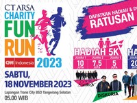 Mau Ikut CT ARSA Charity Fun Run 2023? Begini Cara Daftarnya
