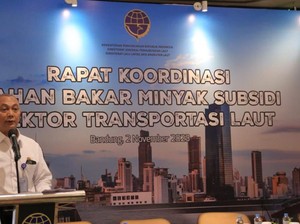Ditjen Perhubungan Laut Gelar Rakor Guna Bahas Keterbatasan BBM Subsidi