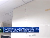 Gempa M 6,6 Guncang Kupang NTT, Gedung Gubernur NTT Rusak