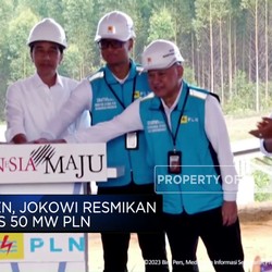 IKN Go Green, Jokowi Resmikan Proyek PLTS 50 MW PLN