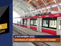 LRT Jabodebek Normal Lagi Hingga The Fed Tahan Suku Bunga