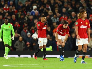 MU Kalah Lagi, Tersingkir dari 16 Besar Piala Liga Inggris