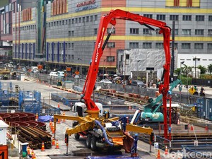 Pembangunan MRT Thamrin-Monas Dikebut, Progresnya Capai 64,31%