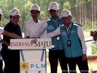 IKN Go Green, Jokowi Resmikan Proyek PLTS 50 MW PLN