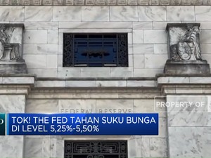 Tok! The Fed Tahan Suku Bunga di Level 5,25%-5,50%