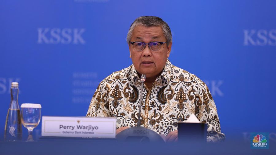Gubernur Bank Indonesia, Perry Warjiyo. (CNBC Indonesia/Tri Susilo)