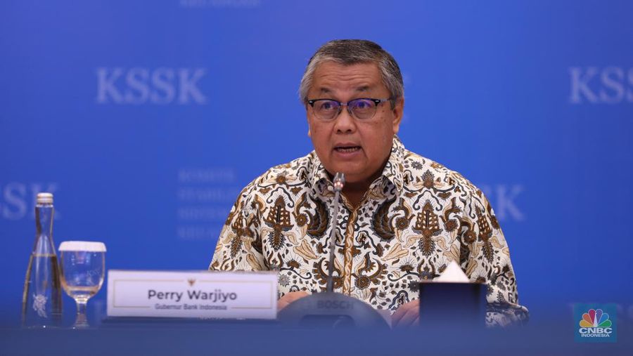 Gubernur Bank Indonesia, Perry Warjiyo. (CNBC Indonesia/Tri Susilo)
