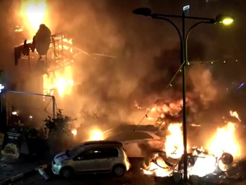 Potret Roket Hamas Bombardir Kota Israel
