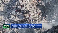 Korban Tewas Perang Israel-Hamas Lebih Dari 9 Ribu Jiwa