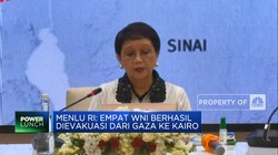 Menlu RI: Empat WNI Berhasil Dievakuasi Dari Gaza ke Kairo